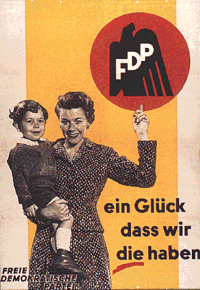 FDP-Plakat von 1957